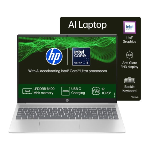 HP Pavilion 40.6 cm (16") Laptop 16-af0015TU, Silver
