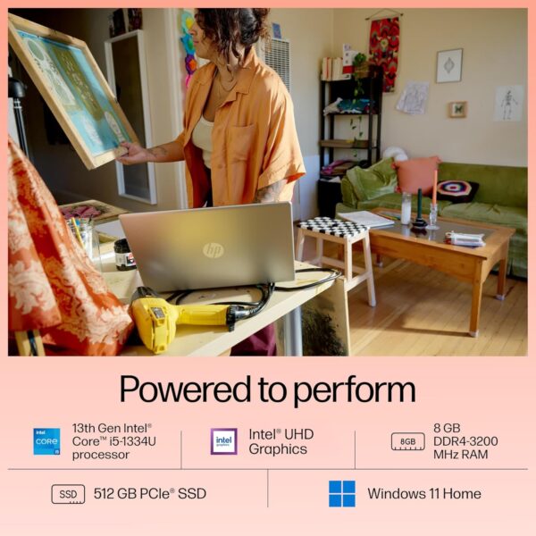 HP Laptop 39.6 cm (15.6") 15-fd0534TU, Silver - Image 4