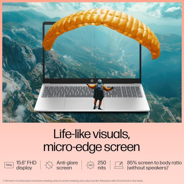 HP Laptop 39.6 cm (15.6) 15-fd0467TU, Silver - Image 4