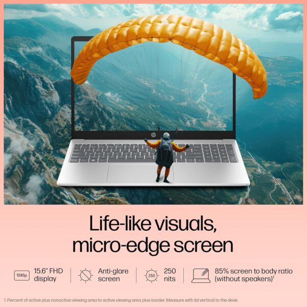 HP Laptop 39.6 cm (15.6") 15-fd0466TU, Silver - Image 5