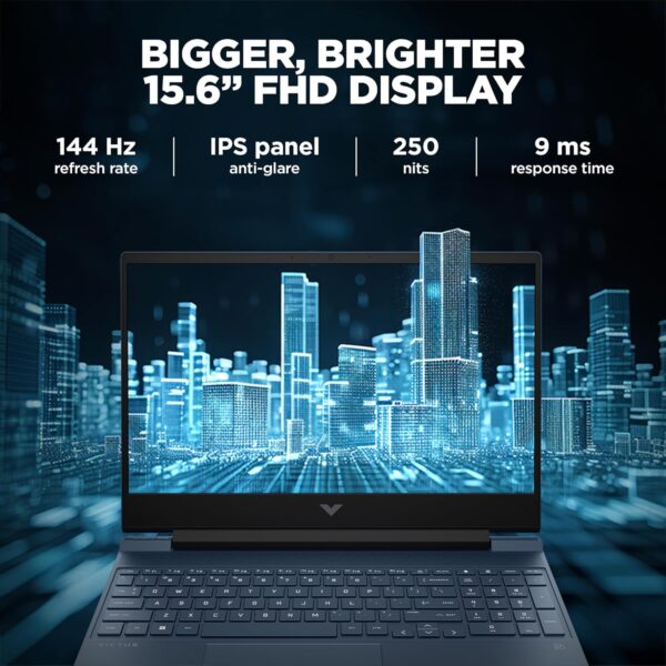 HP Victus 39.6cm (15.6") Gaming Laptop 15-fa1412TX, Performance Blue - Image 5