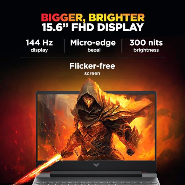 HP Victus Gaming Laptop 39.6cm (15.6") 15-fa2703TX, Mica silver - Image 6