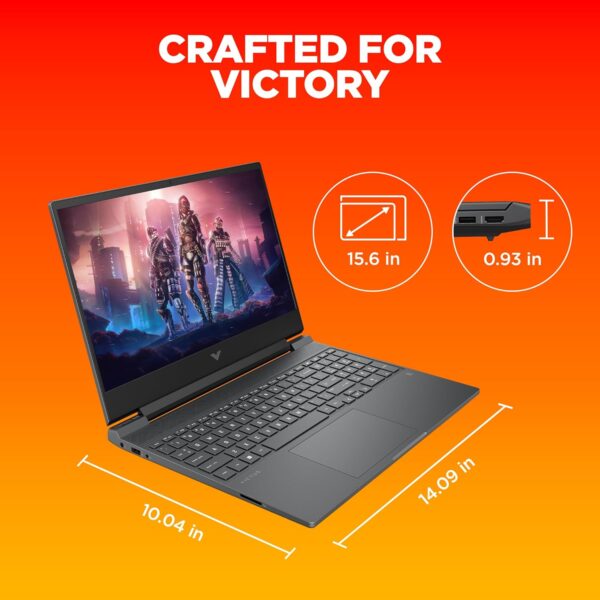 HP Victus Gaming Laptop 39.6 cm (15.6") 15-FA1422TX Mica silver - Image 8