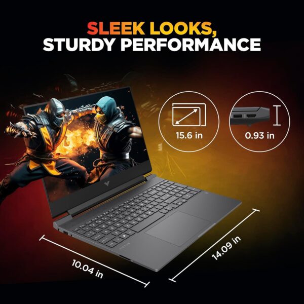 HP Victus Gaming Laptop 39.6cm (15.6") 15-fa2703TX, Mica silver - Image 10