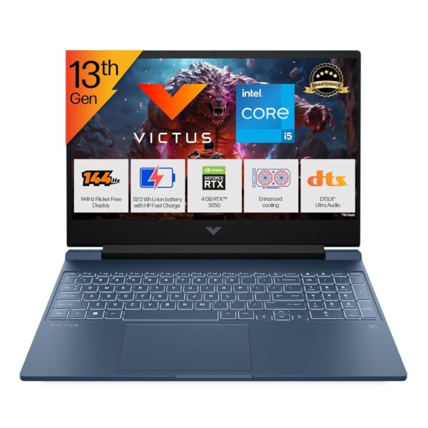HP Victus 39.6cm (15.6) Gaming Laptop 15-fa2191TX, Performance Blue