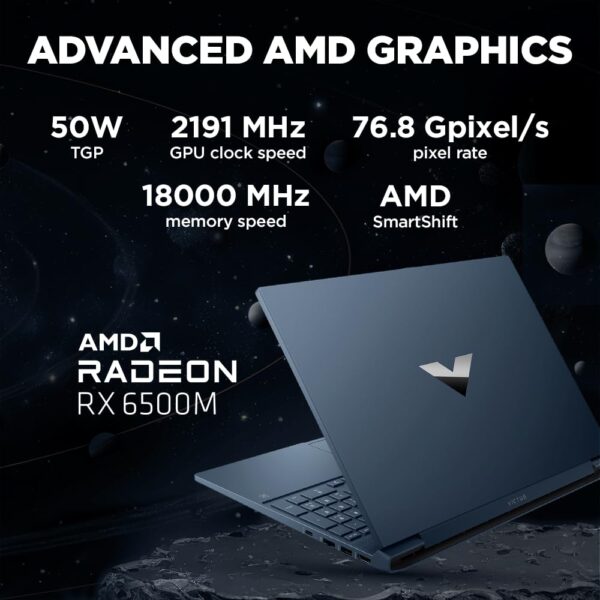 HP Victus Gaming Laptop 39.6cm (15.6") 15-fb0184AX, Performance blue - Image 2