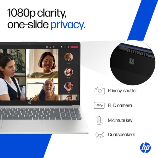 HP Laptop 39.6 cm (15.6) 15-fd0552TU, Silver - Image 5