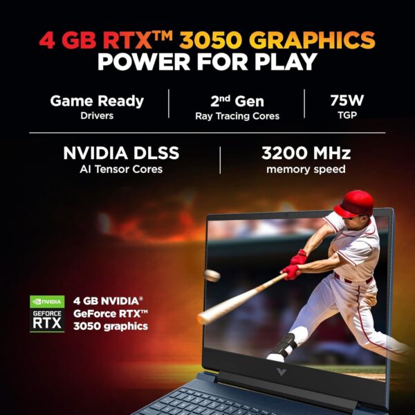 HP Victus 39.6cm (15.6) Gaming Laptop 15-fa2191TX, Performance Blue - Image 5