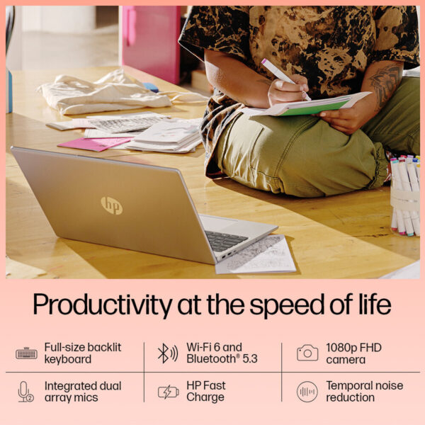 HP Laptop 39.6 cm (15.6) 15-fd1096TU, Silver - Image 6