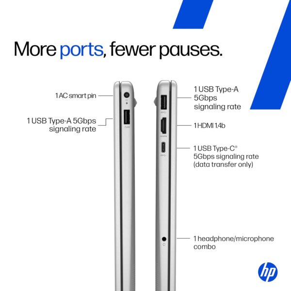 HP Laptop 39.6 cm (15.6) 15-fd0552TU, Silver - Image 7