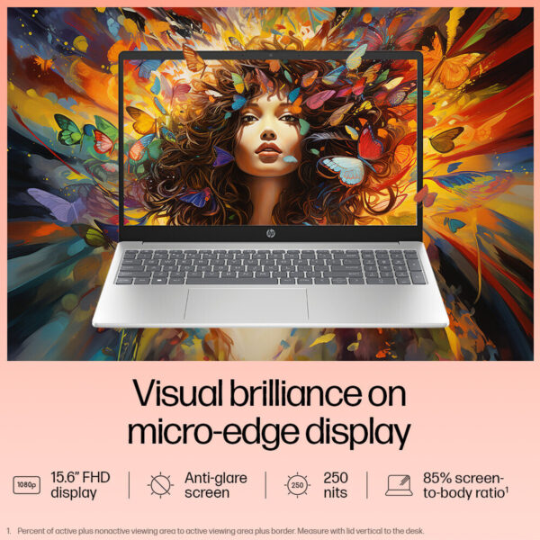 HP Laptop 39.6 cm (15.6) 15-fd1096TU, Silver - Image 7