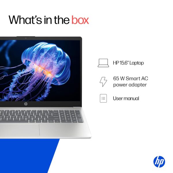 HP Laptop 39.6 cm (15.6) 15-fd0640TU, Silver - Image 11